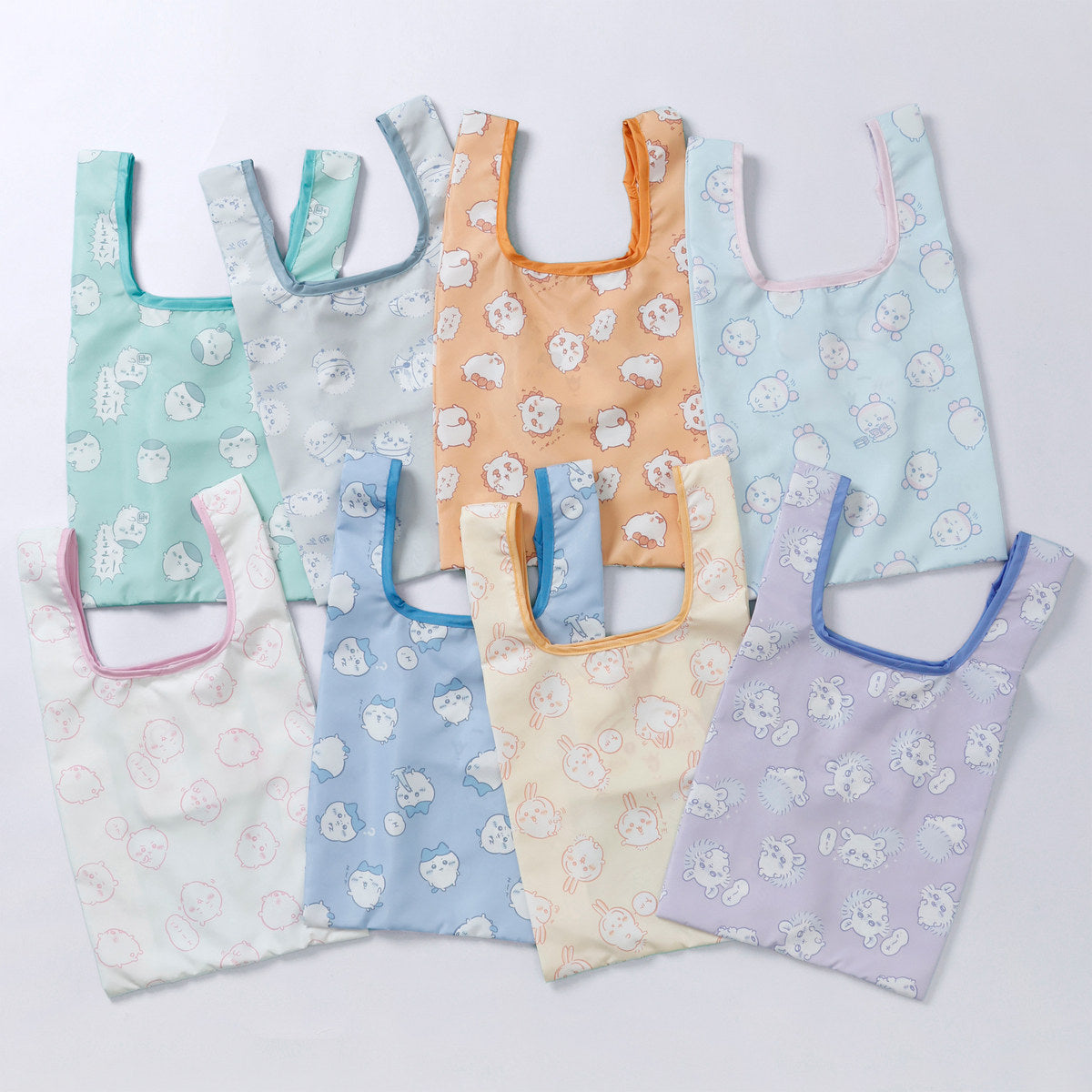 Chiikawa Eco Bag Hachiware All-over Pattern Blue