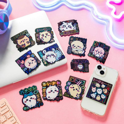 ちいかわ トーキョーちいかわ スマホに貼れるサイズのステッカー（ハチワレ）
