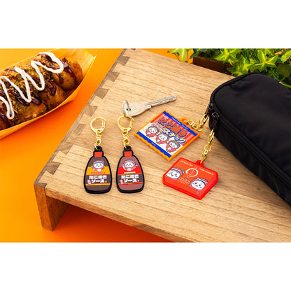 Chiikawa Tako-ika Color Acrylic Key Ring (Takoyaki Sauce, Hachiware)