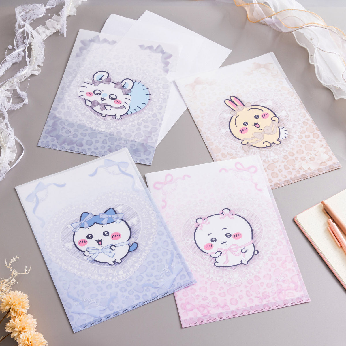 ちいかわ Go!HARAJUKU クリアファイル（リボン ちいかわ）