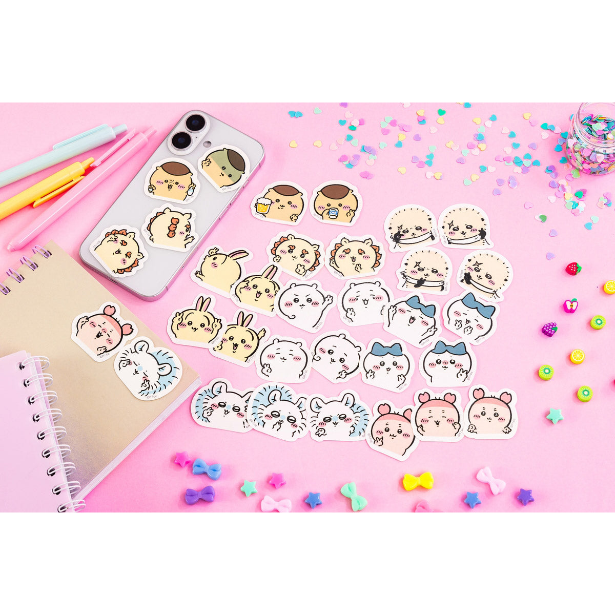 Chiikawa 4-Piece Mini Sticker Set (Peace Chiikawa)