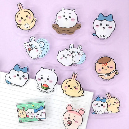 ちいかわ アクリルクリップ（ハチワレ・香箱座り）