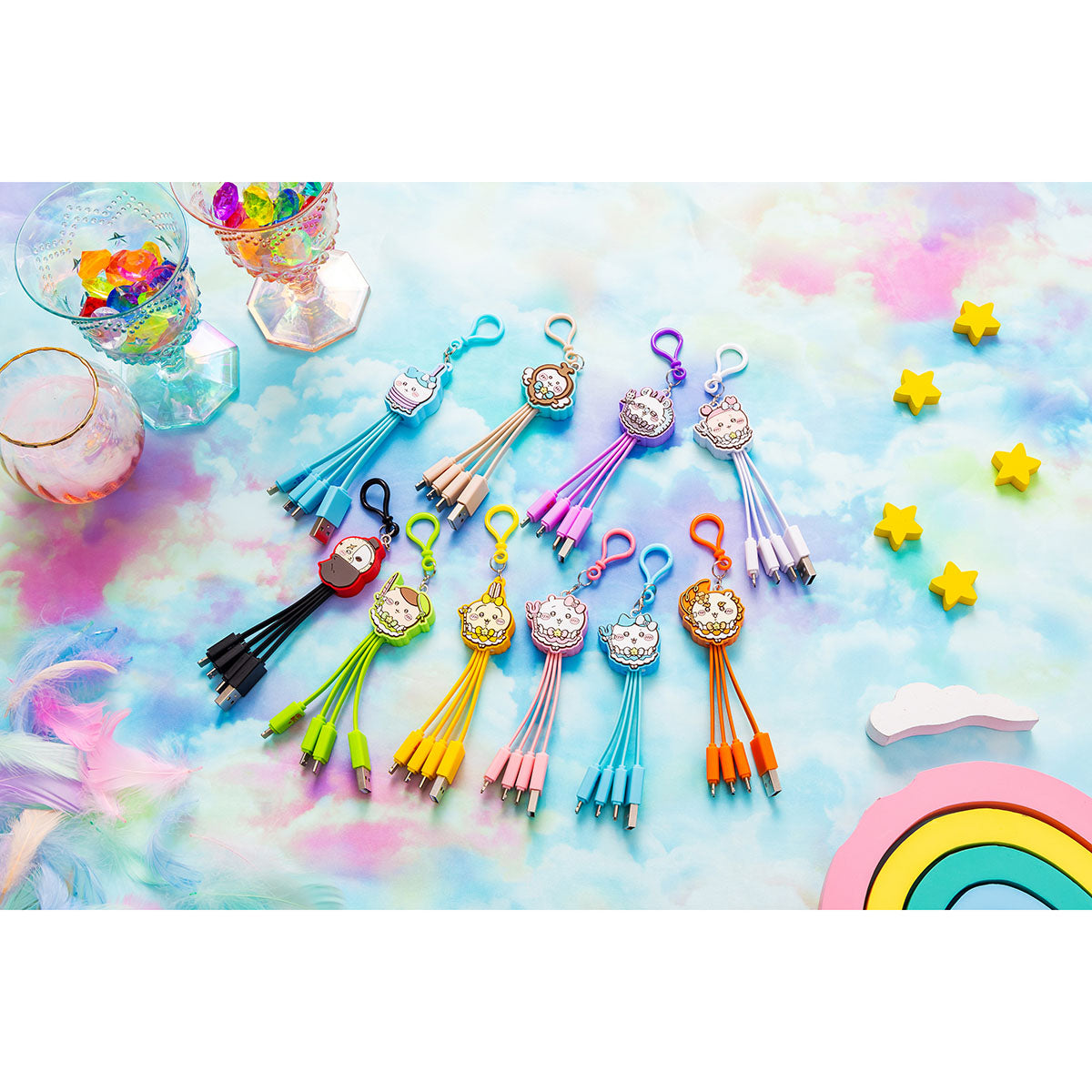 吉伊卡哇 魔法吉伊卡哇 多功能智慧型手機充電線（被抓住的八割）