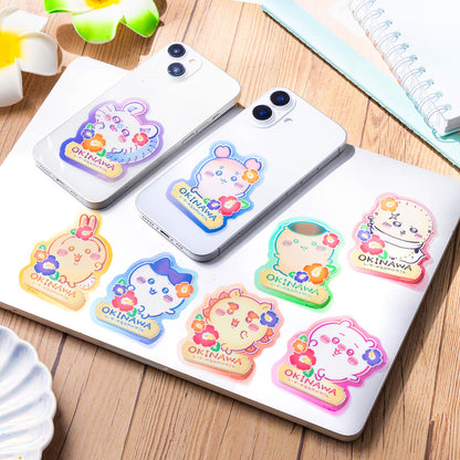 Chiikawa Shisa's Souvenir Shop Smartphone Clear Sticker (Hachiware)