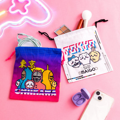吉伊卡哇 东京吉伊卡哇 尺寸适中的束口袋（迷路）