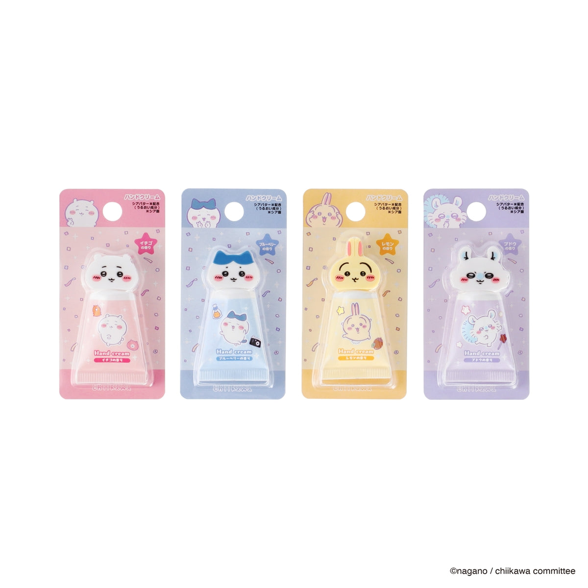 Chiikawa Hand Cream with Mascot (Hachiware)