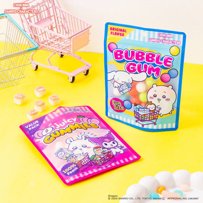 ちいかわ×サンリオキャラクターズ スーパーマーケットなジッパーバッグ 5枚入（ちいかわとシナモロール）