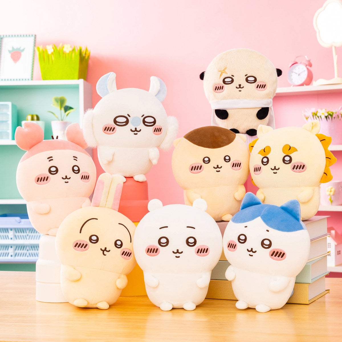 ちいかわ まるぷわぬいぐるみS（ハチワレ）