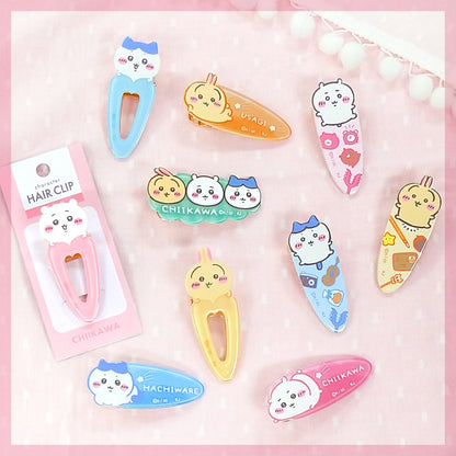 ちいかわ ヘアクリップ（ハチワレ・しろめーず）