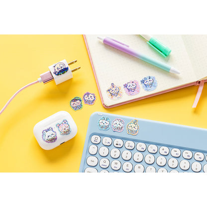 ちいかわ 超まじかるちいかわ きらきらフレークシール（集合_レインボー）