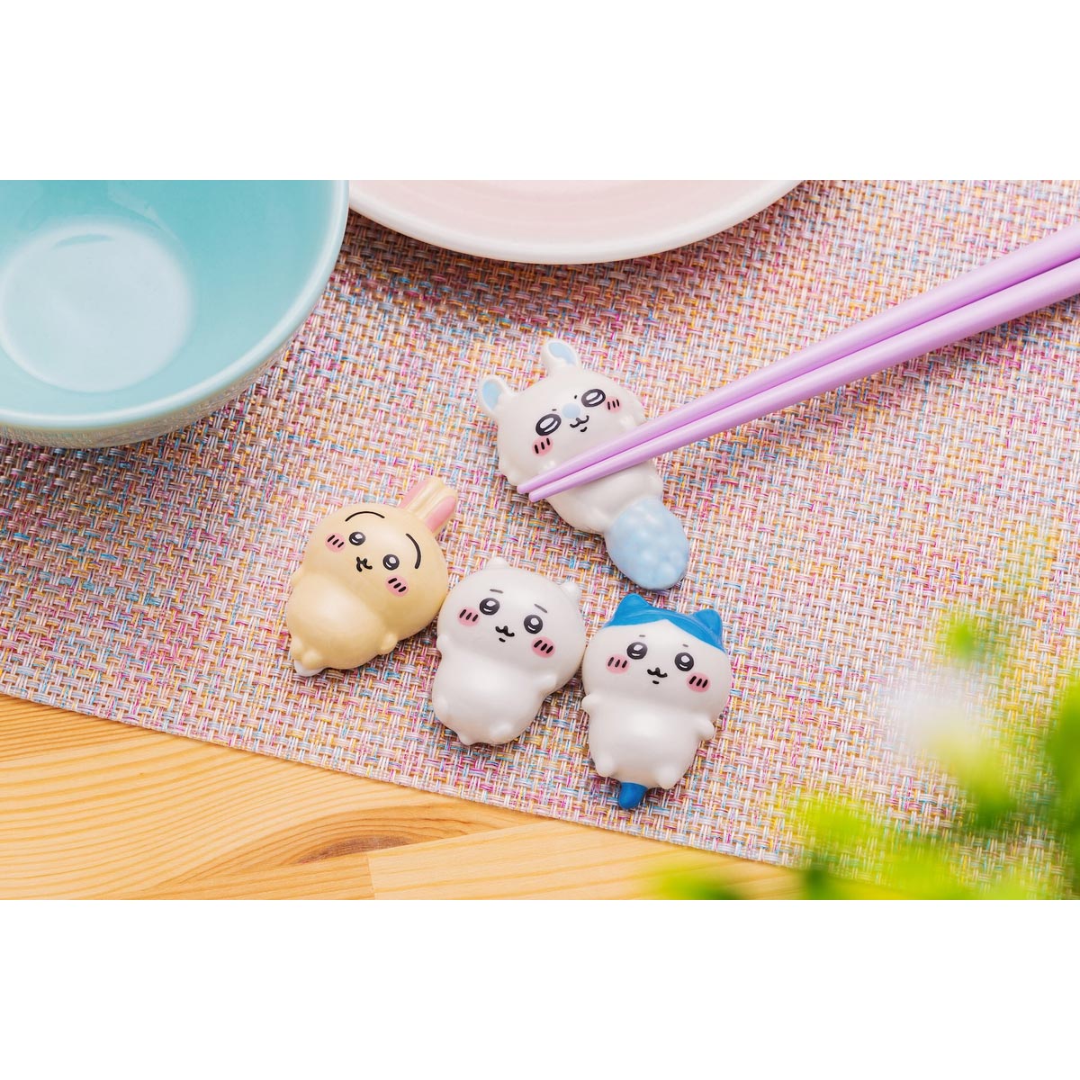 ちいかわ あおむけ箸置き（ハチワレ）