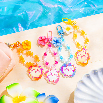 Chiikawa Shisa's Souvenir Shop Acrylic Strap with Beads (Usagi)