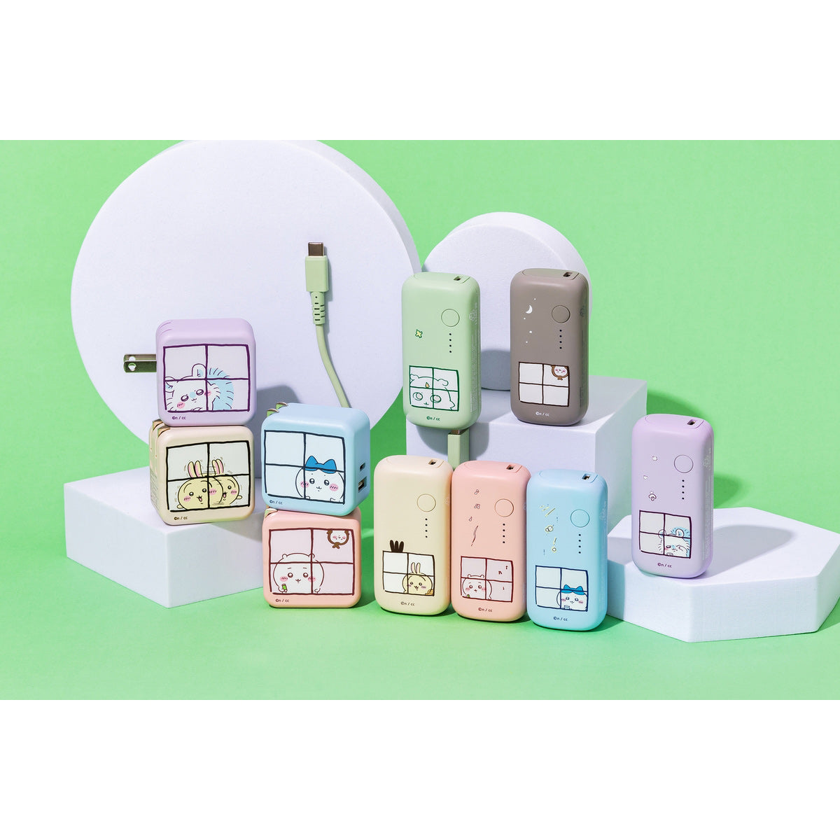 치이카와 5000mAh/20W 모바일 배터리 (딱정벌레)