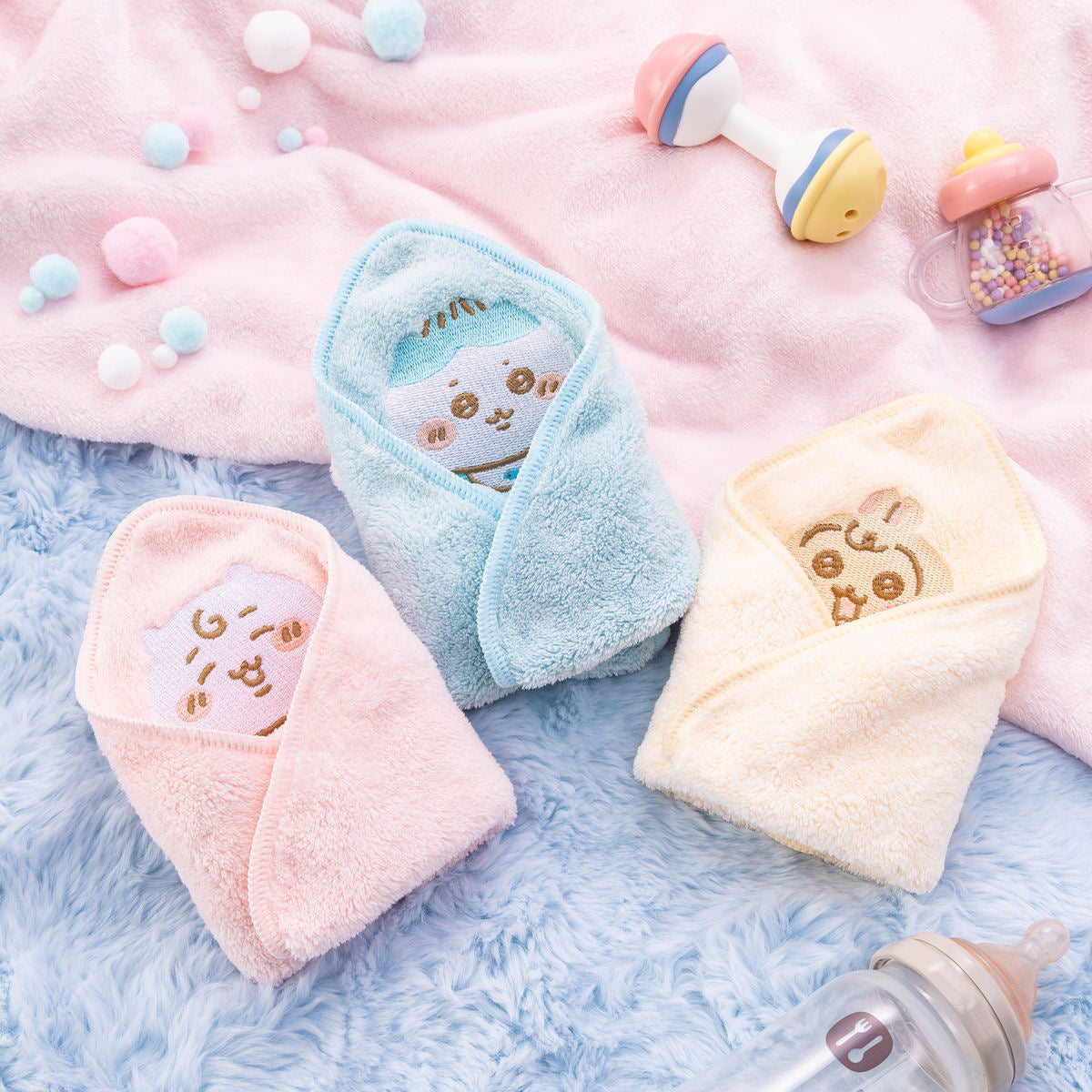 ちいかわ Chiikawa Baby おくるみなハンドタオル（うさぎ）