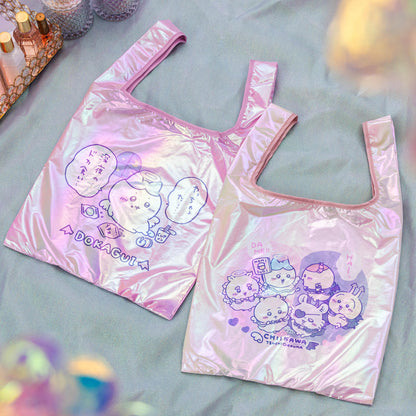 ちいかわ てんし♡あくま オーロラエコバッグ（てんしとあくま）