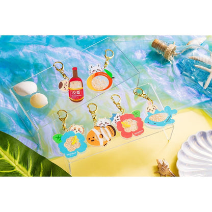 Chiikawa Shisa's Souvenir Shop Shaker Keychain (Hachiware)