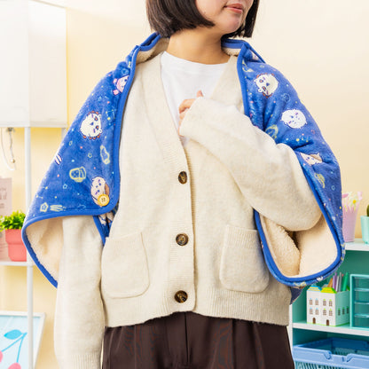 ちいかわ あったか収納ポケット付き3WAYブランケット（星座）
