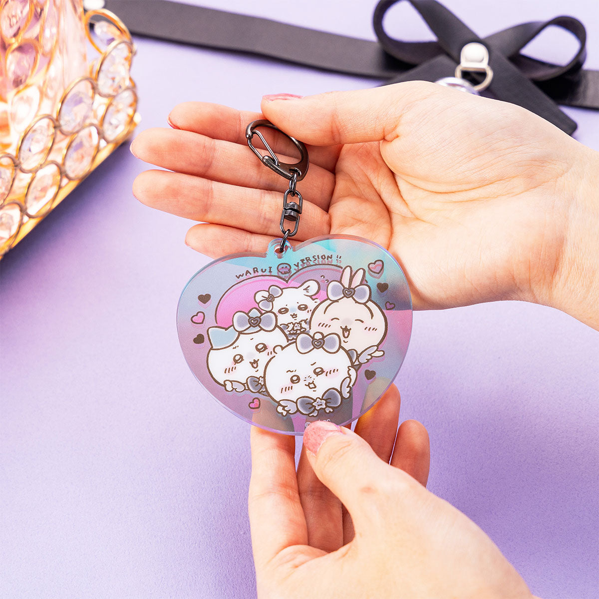 ちいかわ まじかるちいかわ 悪いバージョンなオーロラアクリルキーホルダー