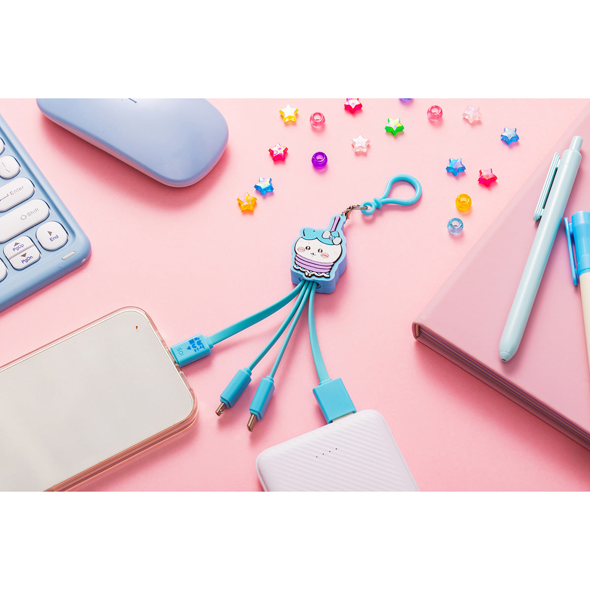 Chiikawa Magical Chiikawa Multi Smartphone Charging Cable (Beetle)