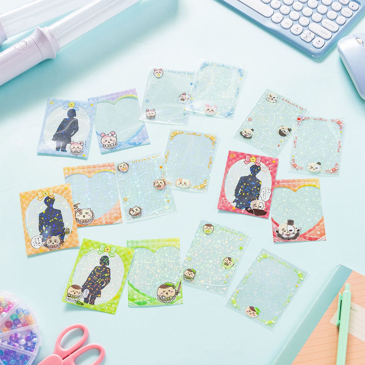 ちいかわ まじかるちいかわ ミニフォトが入るサイズのきらきらクリアスリーブ（ラッコ）