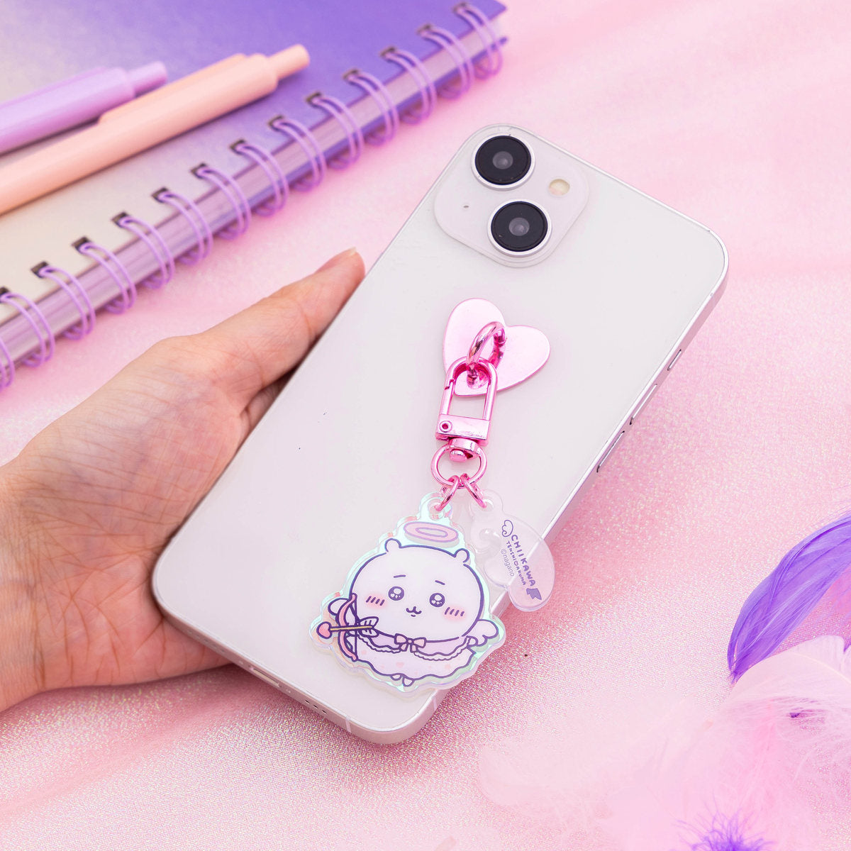 Chiikawa Angel & Demon Keyring Charm Keyholder (Demon Usagi)