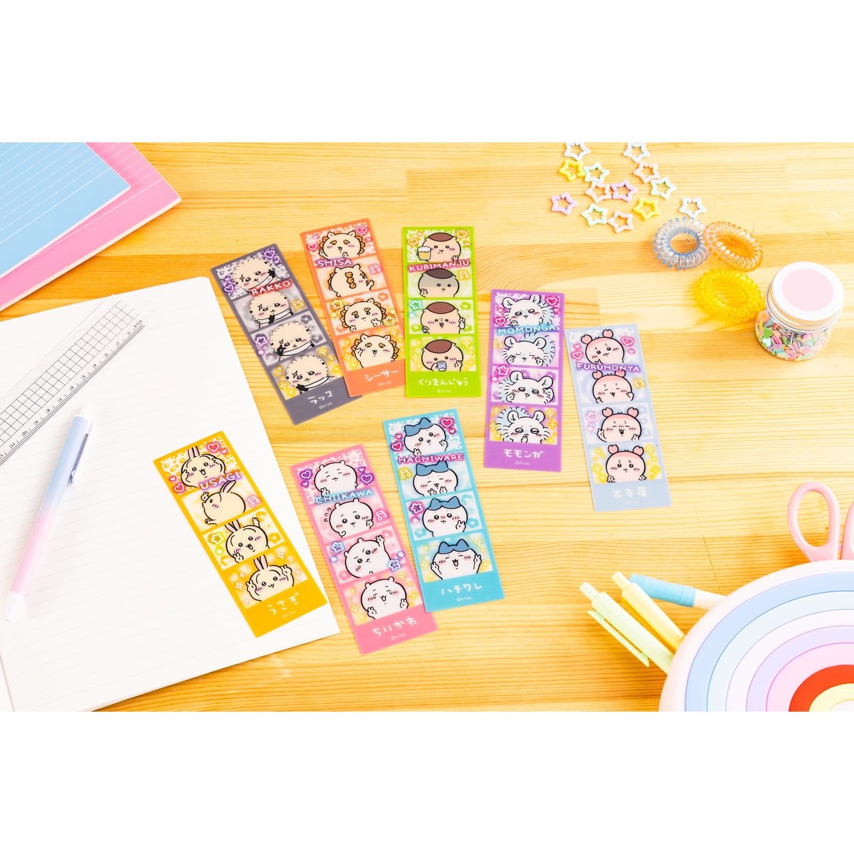 Chiikawa Trading Nostalgic Print Seal-Style Bookmarks (All 8 types)