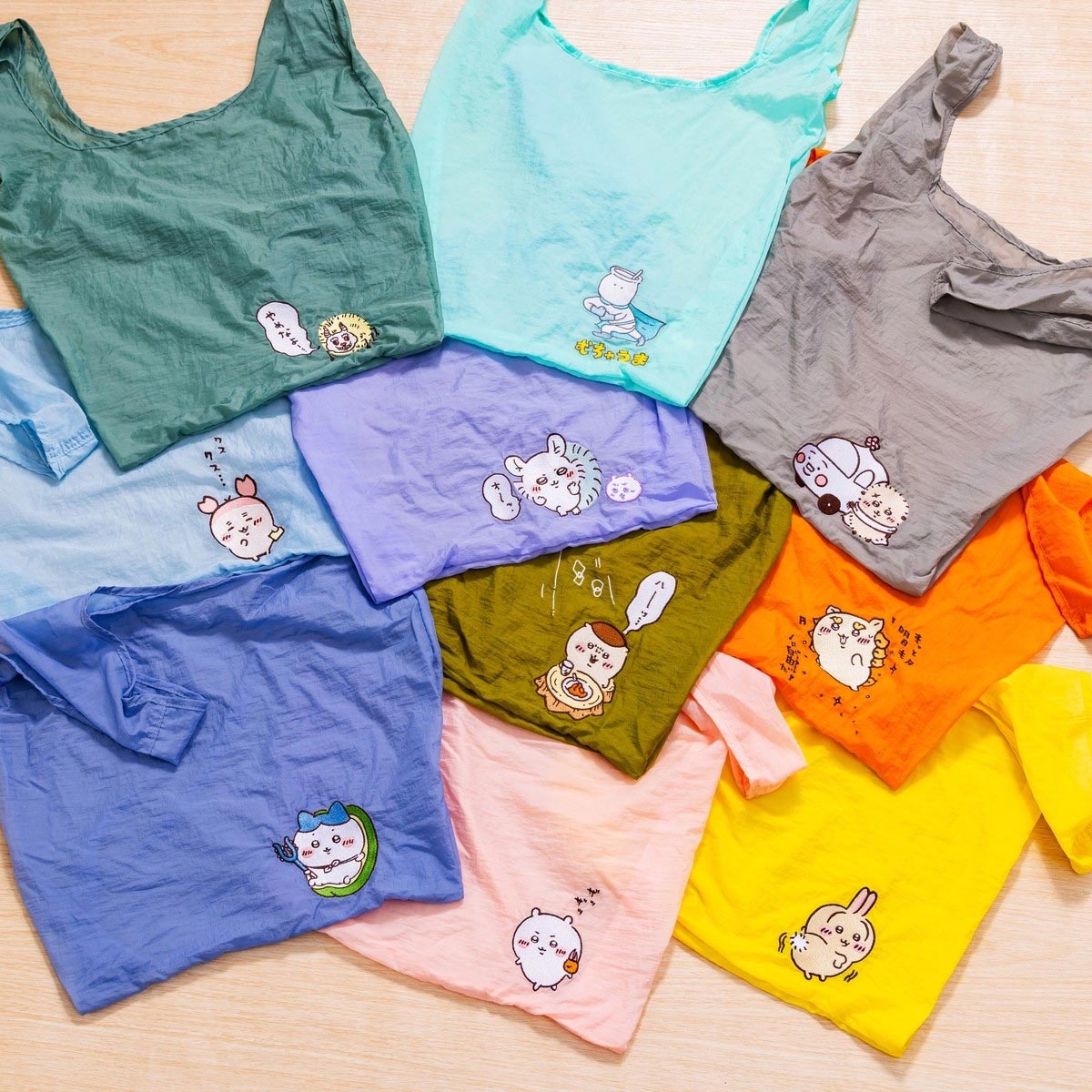 Chiikawa Eco Bag in Face Mascot (Momonga)