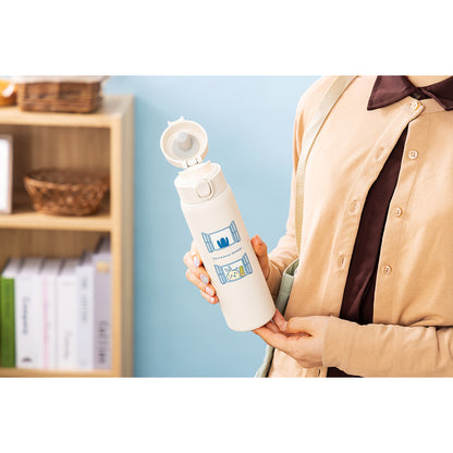 吉伊卡哇 吉伊卡哇面包店 一按式水瓶（大家都是面包）