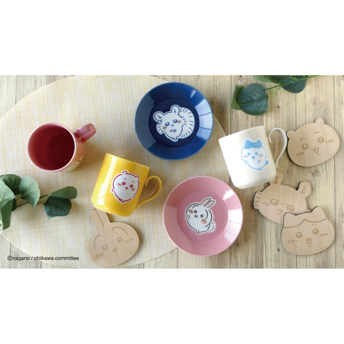 ちいかわ 木製コースター（うさぎ）