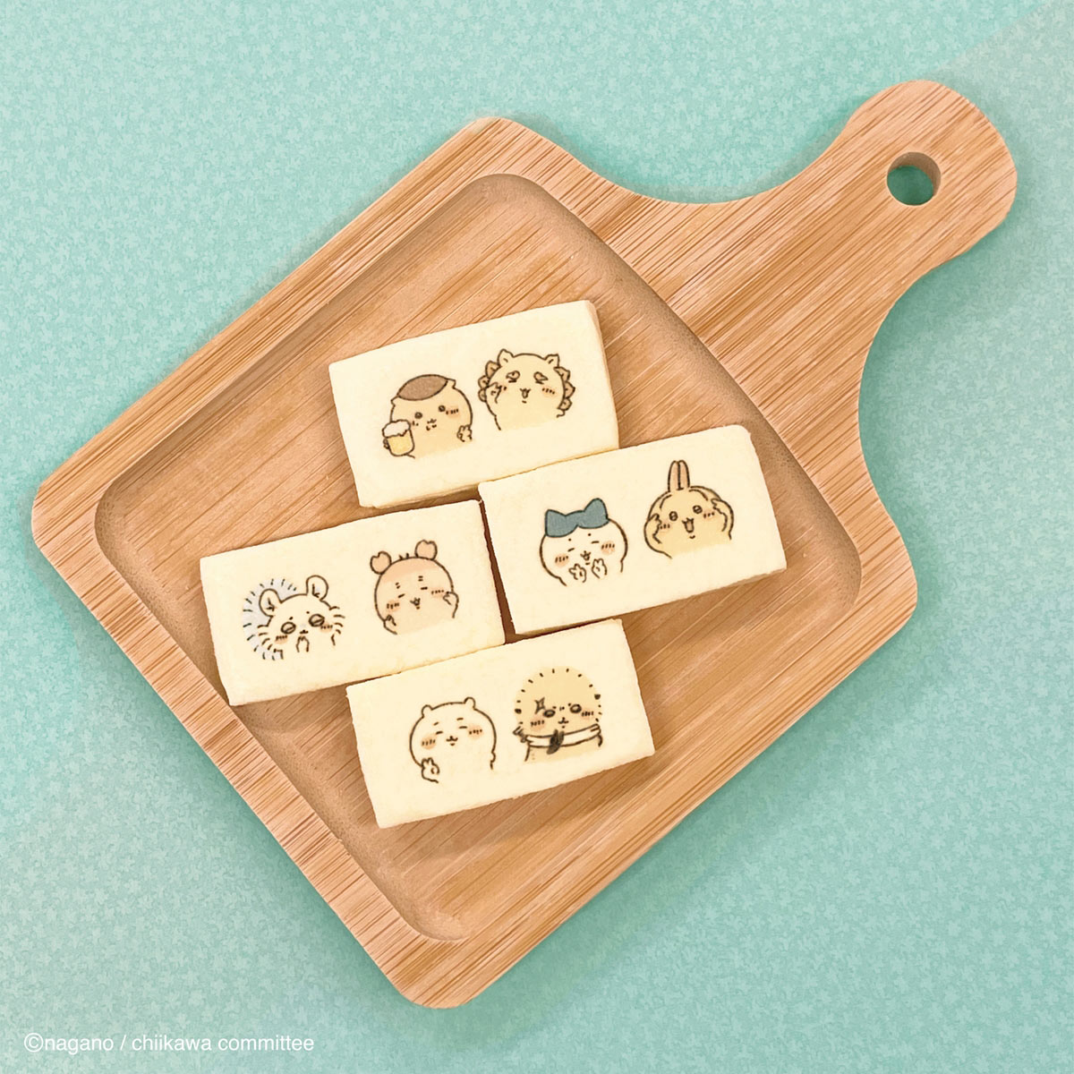 치이카와 먹을 수 있는 스티커 (천연 색소)