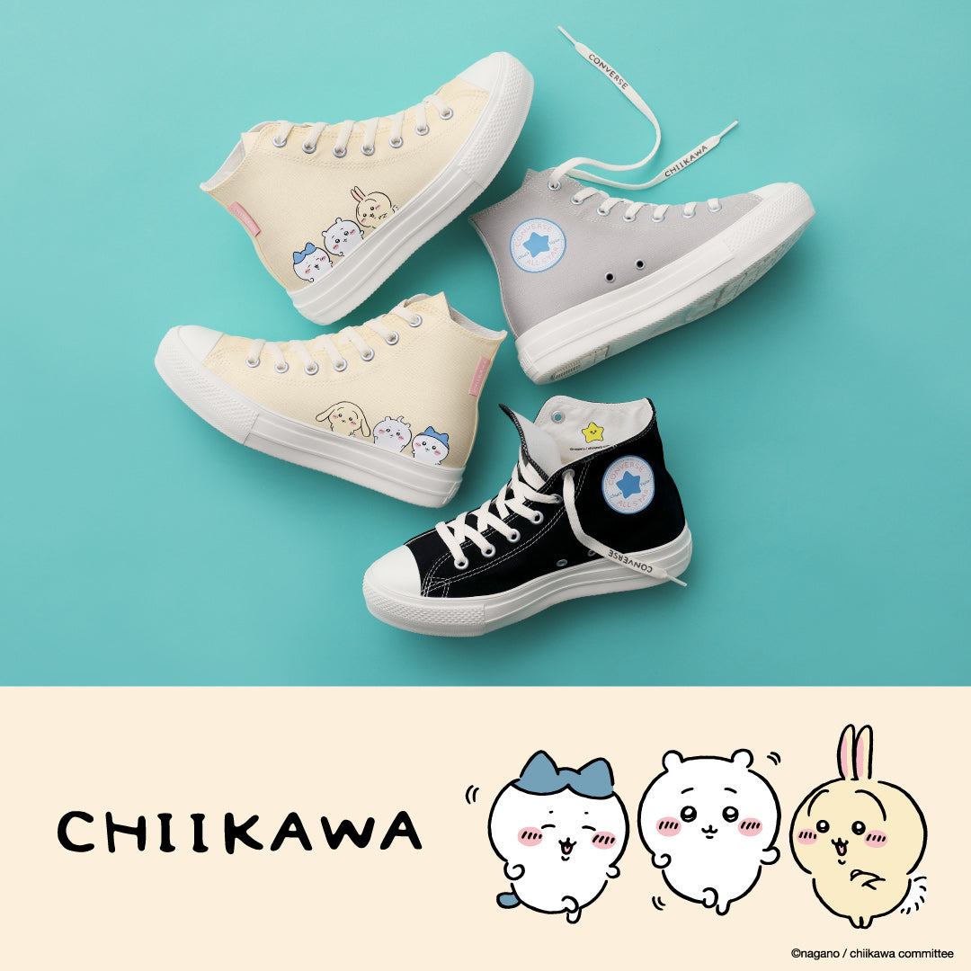 Chiikawa CONVERSE×Chiikawa ALL STAR LIGHT PLTS PT HI / CHIIKAWA BLACK  [Cannot be purchased with other items]