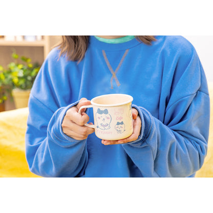 치이카와 에나멜 머그컵 (하치와레)