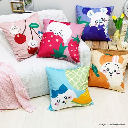 Chiikawa Cushion Cover (Hachiware, Melon)