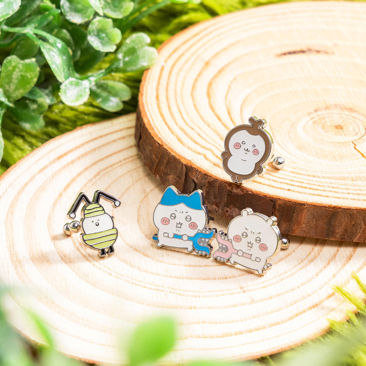 치이카와 볼록한 이어커프 4종 세트 (치이카와 & 하치와레)