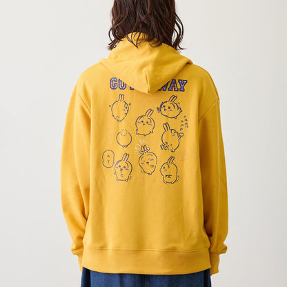 吉伊卡哇 拉鍊連帽衫 GO MY WAY 黃色