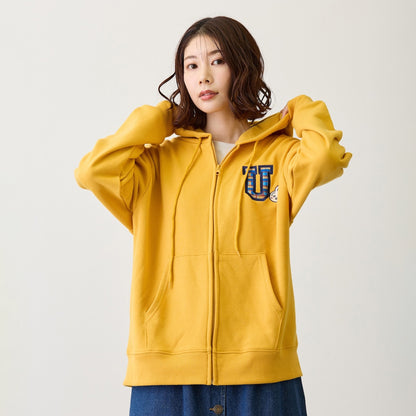 吉伊卡哇 拉鍊連帽衫 GO MY WAY 黃色