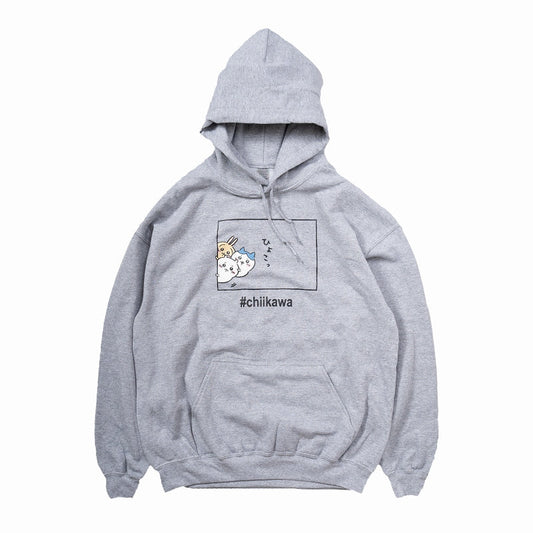 Chiikawa Peek P/O Hoodie Heather Gray