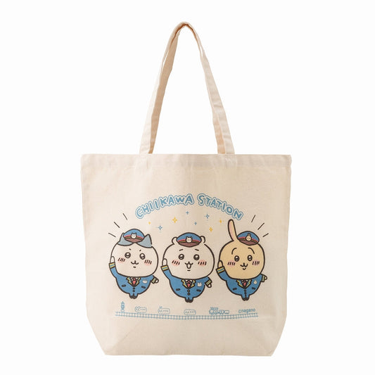 Chiikawa Station Large Tote Bag