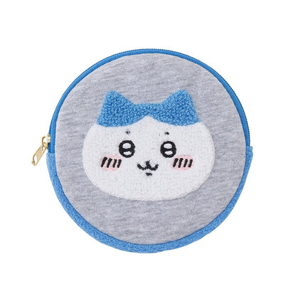 치이카와 사가라 자수 둥근 파우치 (하치와레)