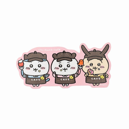 ちいかわカフェ ゆるカットビッグステッカー（店員さん）