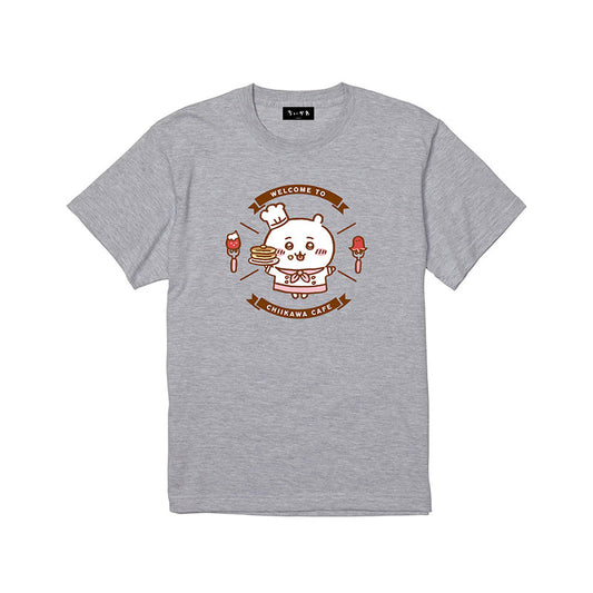 Chiikawa Cafe T-Shirt Welcome Ash