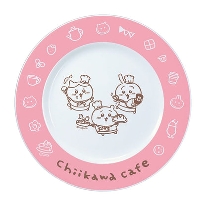 ちいかわカフェ リム付き皿【１会計 ２個まで】