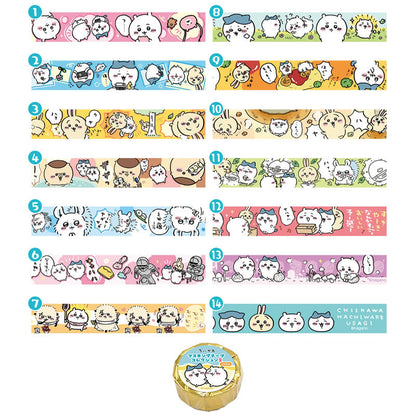 Chiikawa Masking Tape Collection② 1 Box, 14 Pieces