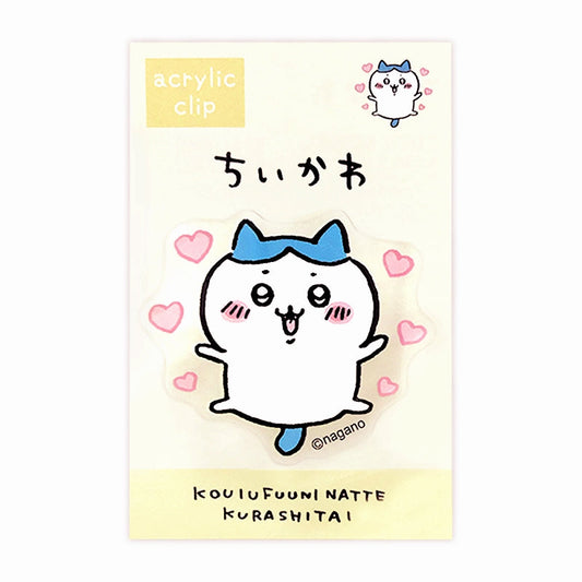 Chiikawa Acrylic Clip (Orange)