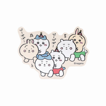 ちいかわらんど スマホに貼れるサイズなゆるカットステッカー（ぴーぽぽ）