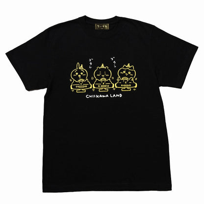 ちいかわらんど Tシャツ ゴーカート ブラック
