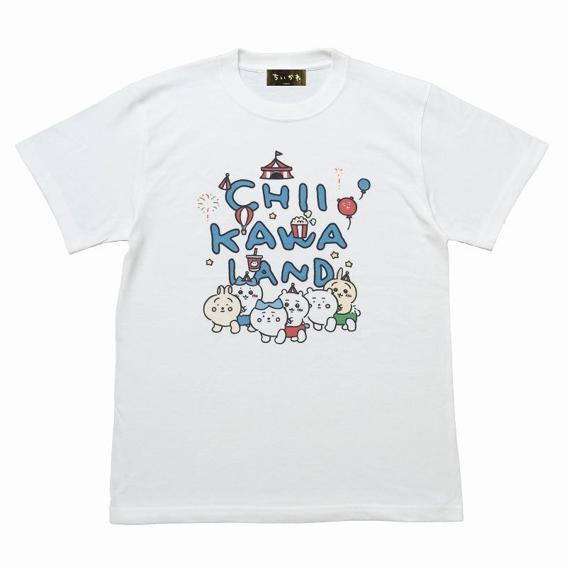 Chiikawa Land T-Shirt Chiikawa Car White