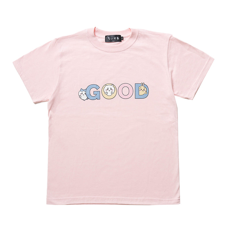Chiikawa GOOD T-Shirt (Baby Pink)