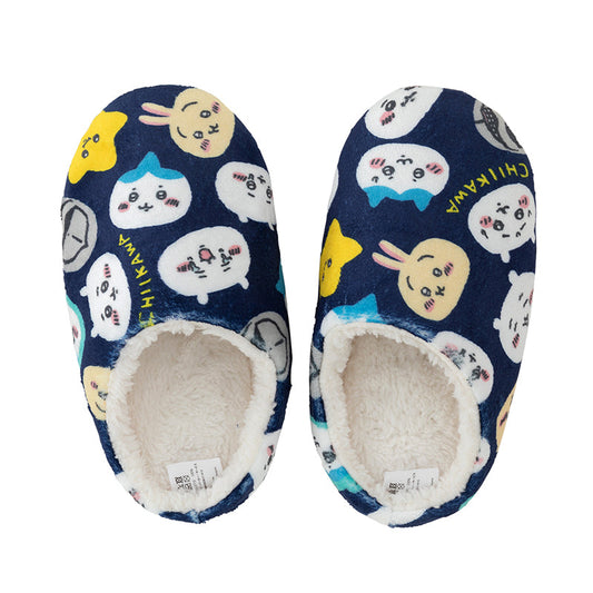 Chiikawa Warm Room Shoes (Navy)