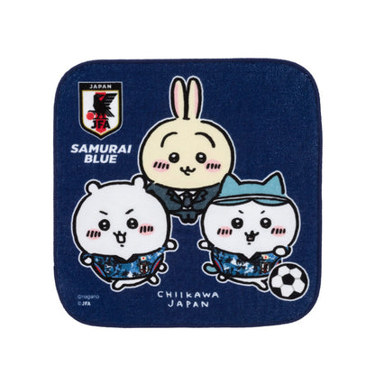 Chiikawa Large Hand Towel Japan National Soccer Team Version
